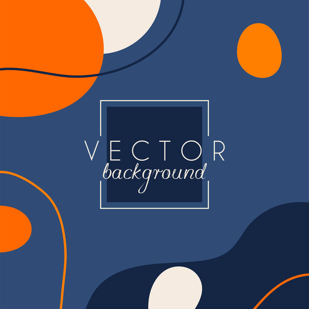 Abstract background. Modern design template in minimal style. Stylish cover for beauty presentation, branding design. Vector illustration - Vektor, kép
