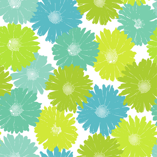 Fondo floral abstracto sin costuras - Vector, Imagen