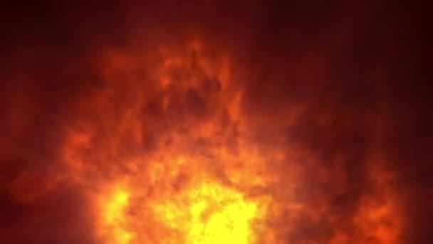 Inferno tulipalo pallo räjähdys 4k - Materiaali, video