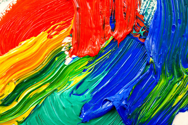 Краски и кисти - Фото, изображение