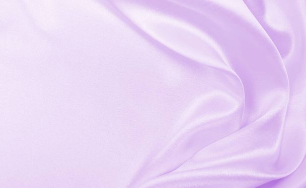 Smooth elegant lilac silk or satin texture can use as wedding background. Luxurious background design - Foto, imagen