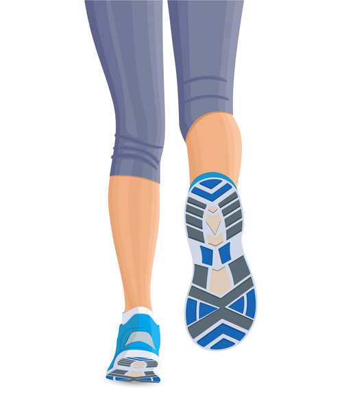 Runing jambes féminines
 - Vecteur, image