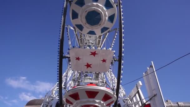 Vue de la roue du parc luna en action - Séquence, vidéo