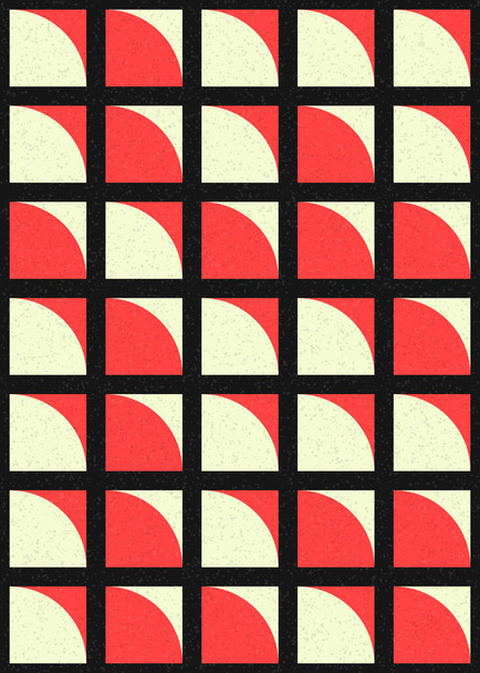 Absztrakt szín geometrikus mozaik minta generatív számítógépes művészet illusztráció, utánzása csempe színes darabok - Vektor, kép