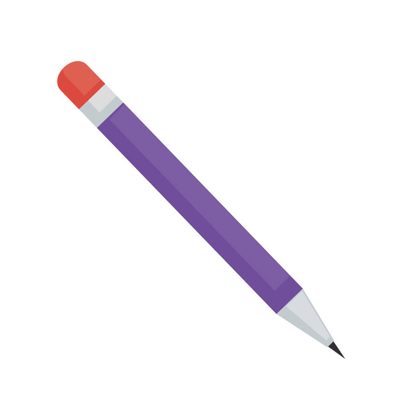 Icône de crayon isolé - Vecteur, image