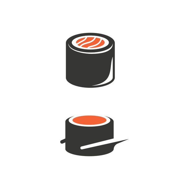 sushi japan Vector icono diseño ilustración plantilla - Vector, imagen