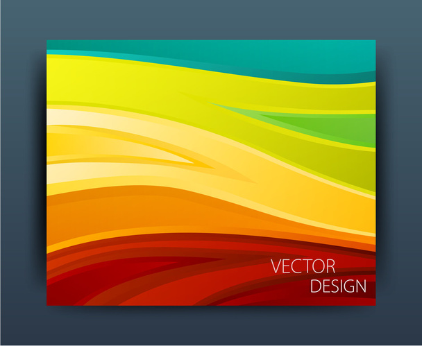 Flyer or banner design - Vektor, Bild