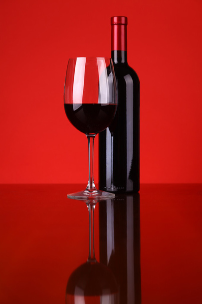 Glass of red wine - Fotografie, Obrázek