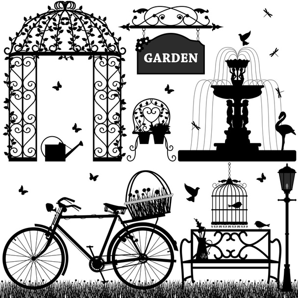 Garden Park Recreativo
 - Vector, imagen