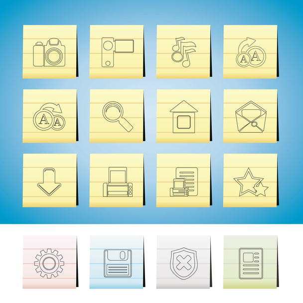Internet and Website Icons - Vector, Image