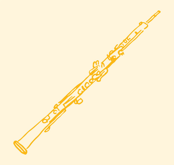 Dessin ou croquis d'instruments de musique traditionnelle indienne Shehnai, Dol, Tabla illustration de contour modifiable - Vecteur, image