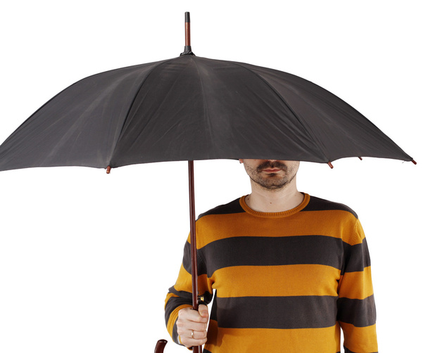 Man with umbrella - Foto, Imagem