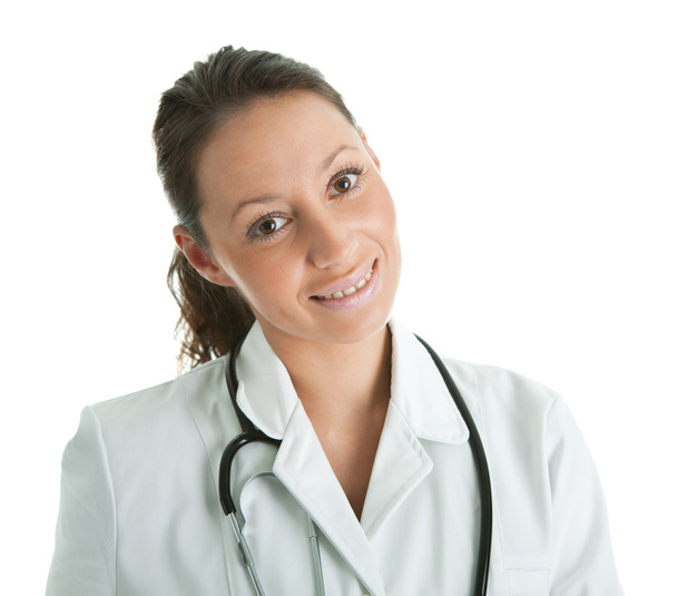 Smiling medical doctor woman with stethoscope - Valokuva, kuva