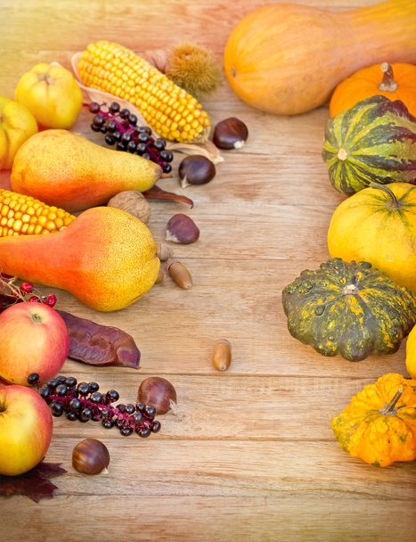 Frutas e produtos hortícolas de outono
 - Foto, Imagem