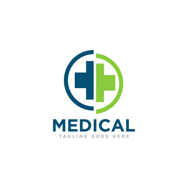 Tıbbi Bakım Logosu Tasarım Vektörü - Vektör, Görsel