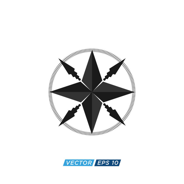 Compass Icon Design Vector - Vector, Image