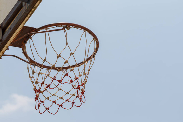 Primo piano di basket canestro sfondo - Foto, immagini