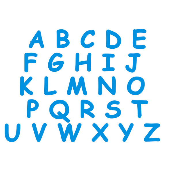 the letters of the alphabet - illustration - Photo, Image