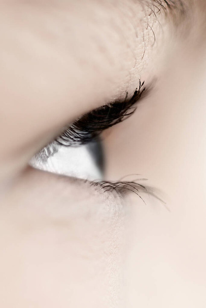 close up of woman's eye - Foto, imagen