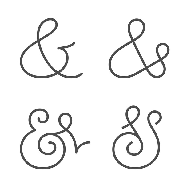 Ampersand collection - Vector, Image
