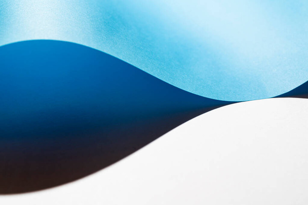 abstract blue background with copy space - Foto, afbeelding
