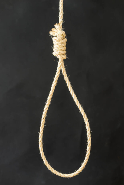 rope hanging on the hook - Foto, Imagem