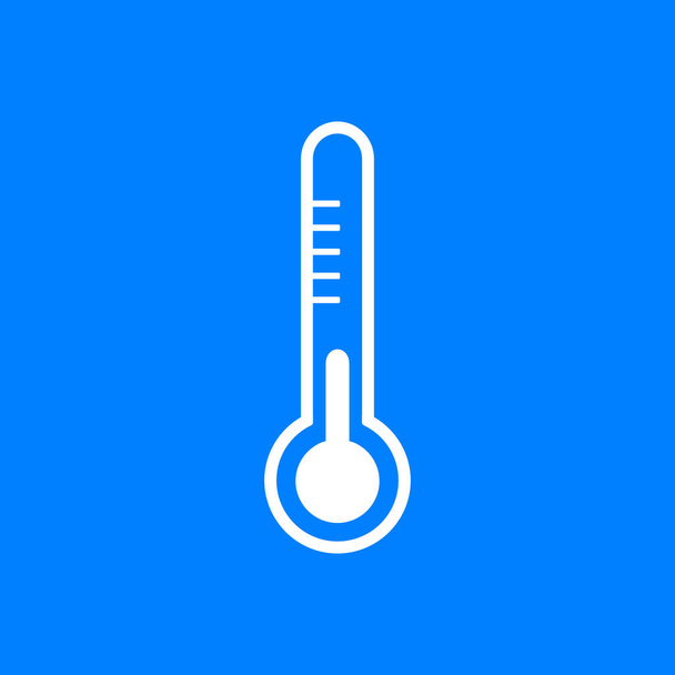 Icono del termómetro. Ilustración vectorial - Foto, imagen