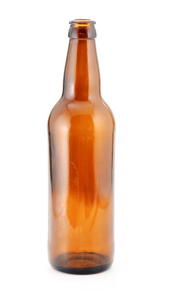 Empty beer bottle. Isolated on white background - Фото, зображення