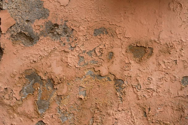 Texture of old walls with pink stucco - Foto, Bild