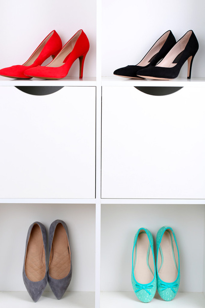 Colorful female shoes - Photo, image