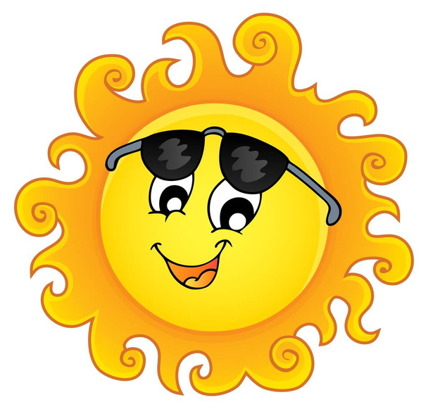 Happy sun topic image 3 - picture illustration. - Foto, Bild