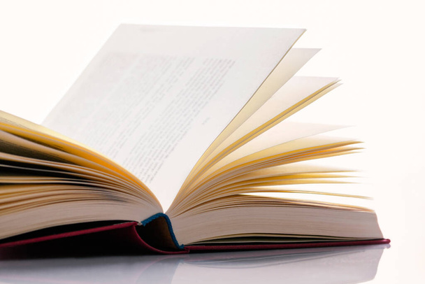 Close-up of book pages, Germany. Backlit photography - Fotografie, Obrázek