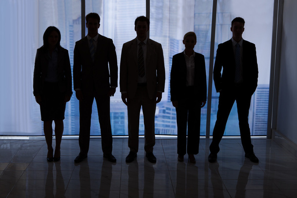 Silhouette di uomini d'affari - Foto, immagini