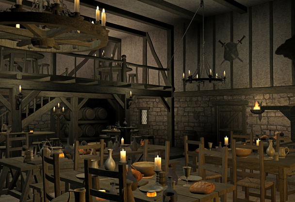 Taverna medievale - Foto, immagini