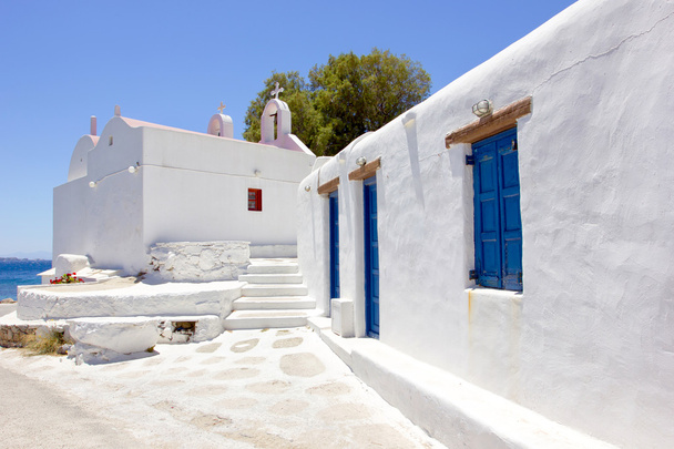 Kościół w mykonos, Grecja - Zdjęcie, obraz