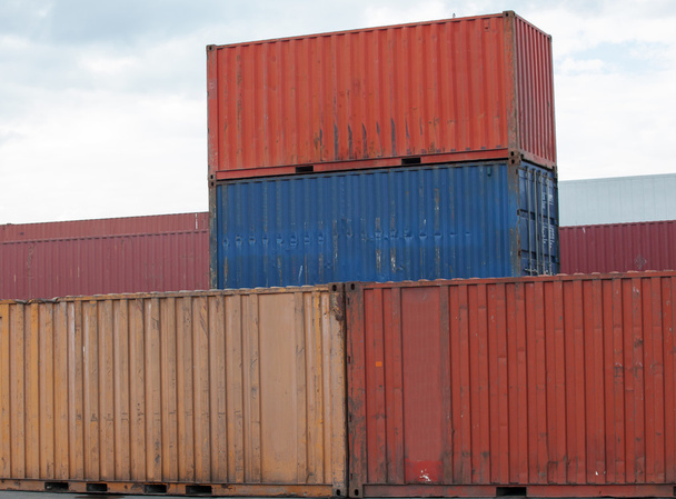 containers at the port - Photo, Image