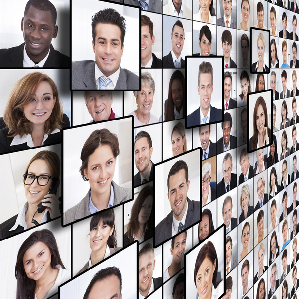 Business People Collage - Фото, зображення