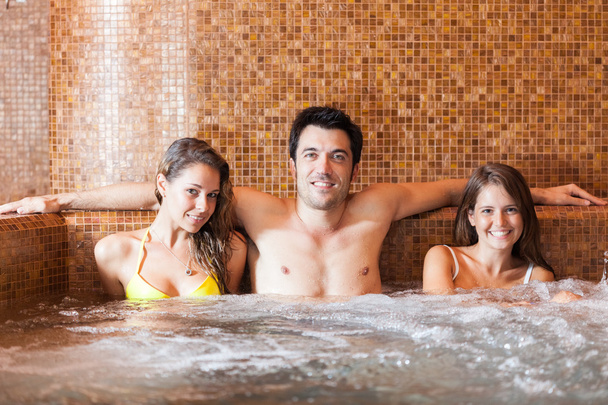 Friends relaxing in spa - Photo, Image