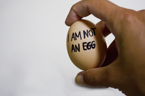 Non sono un uovo: concetto di incongruenza
. - Foto, immagini