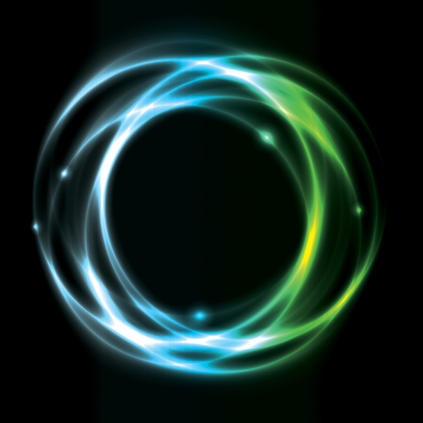 Glowing Circle Background Design - Vector, Image