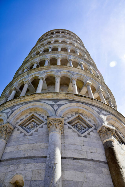 The Leaning Tower of Pisa in Italy - Φωτογραφία, εικόνα
