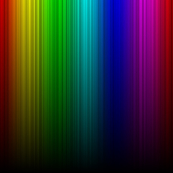 Rainbow aurora spectral gradient - Photo, Image