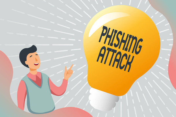 El yazısı Phishing Attack. Hassas ve gizli bilgi edinmeye yönelik iş konsepti Eğitim Belgelerini İnternet 'te Toplama, Anket Sorularını Doldurma - Fotoğraf, Görsel