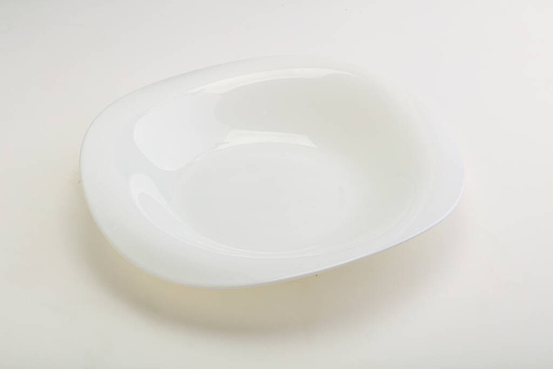 White proclean plate for serving isolated - Photo, image