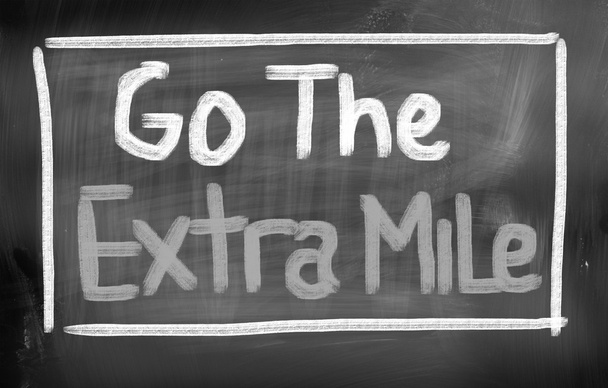 Go The Extra Mile Concept - Photo, Image