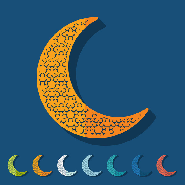 lua islâmica
 - Vetor, Imagem
