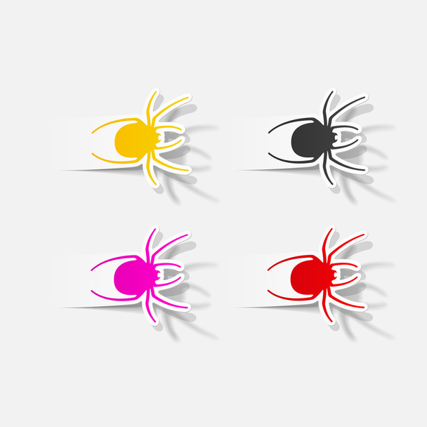 Small spider - Vector, Image
