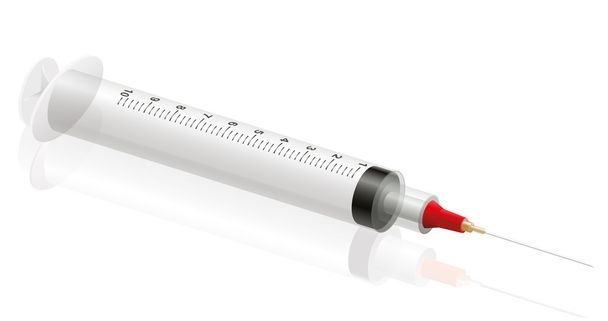 injekce bílé - Vektor, obrázek