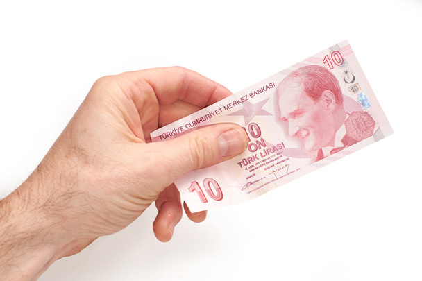 Turkse valuta - Foto, afbeelding