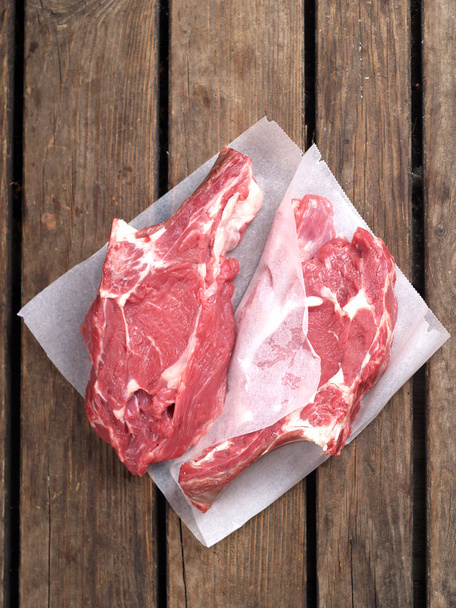 raw fresh meat steak - Foto, afbeelding